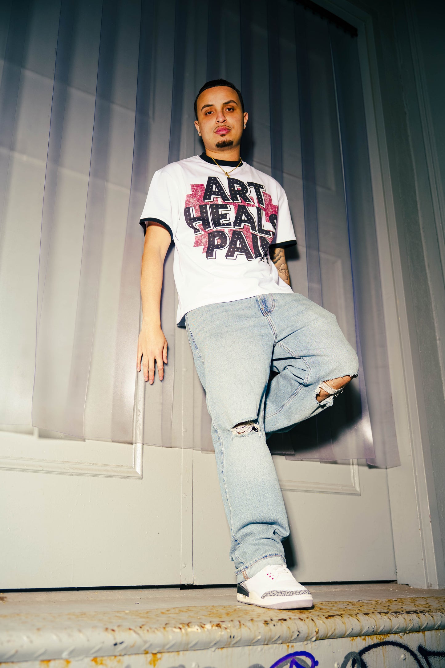 "AHP" Rhinestone Tee