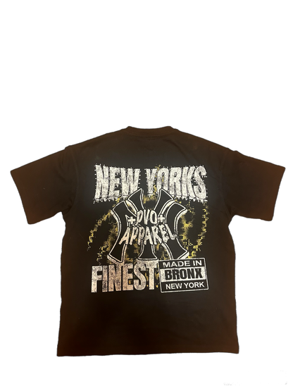 “New York” Black Tee