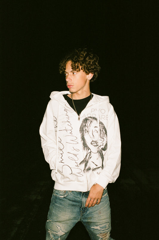 "Distorted" Zipup Hoodie